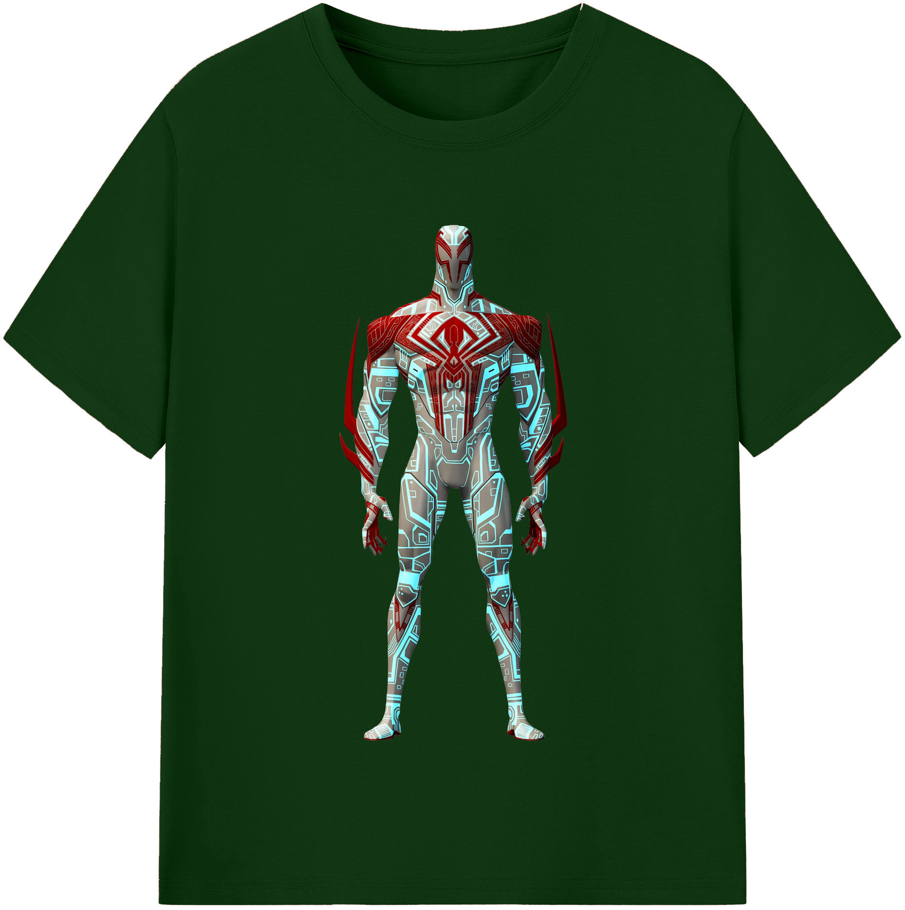 （画像用） Spider Man スパイダーマン 綿100％半袖Tシャツ（フロントプリント）